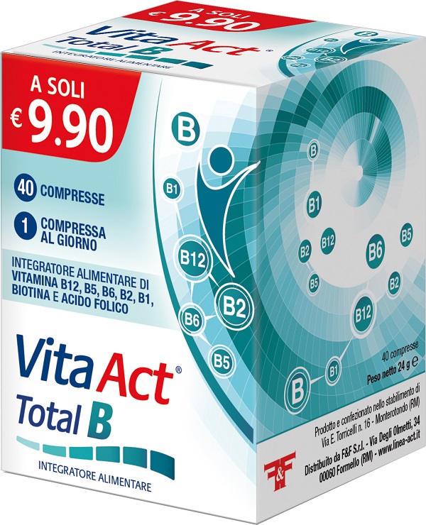 VITA ACT TOTAL B 40 COMPRESSE - Antica Farmacia Ferrari