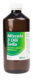 MISCELA 3 OLI LASSATIVO 500 ML MD SELLA - Antica Farmacia Ferrari