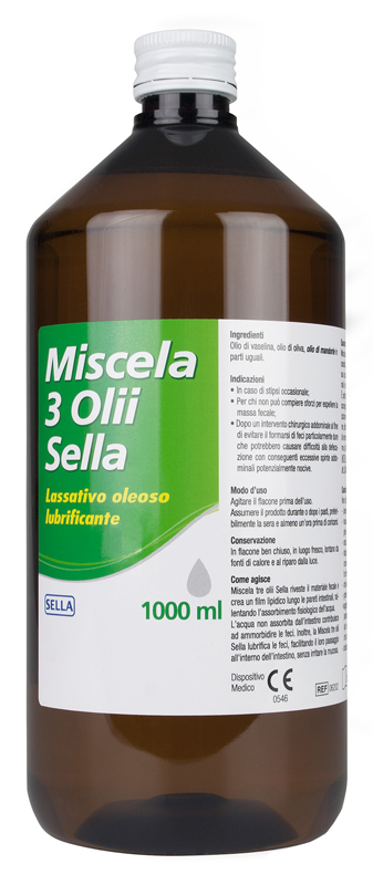 MISCELA 3 OLII LASSATIVO 1 LITRO MD - Antica Farmacia Ferrari