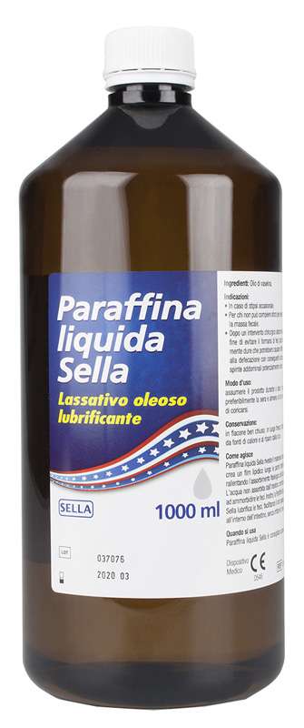 PARAFFINA LIQUIDA MD LASSATIVO 1 L SELLA - Antica Farmacia Ferrari