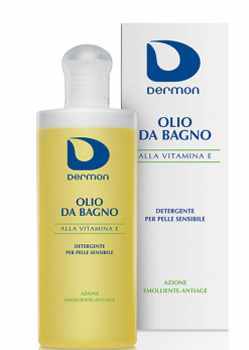 DERMON OLIO DOCCIA VITAMINA E 200 ML - Antica Farmacia Ferrari