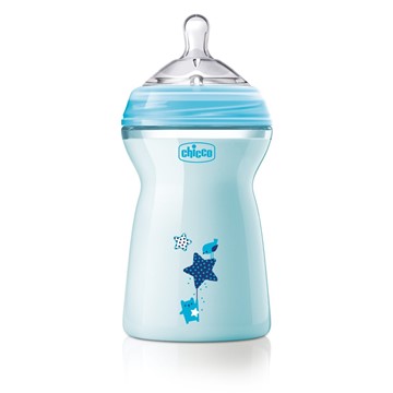 CHICCO BIBERON NATURAL FEELING 6 M+ BOY 330 ML - Antica Farmacia Ferrari