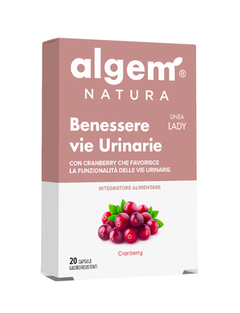 ALGEM LADY BENESSERE VIE URINARIE 20 CAPSULE 710 MG - Antica Farmacia Ferrari