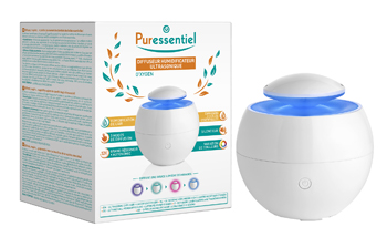 PURESSENTIEL DIFFUSORE UMIDIFICATORE ULTRASONICO O'XYGEN - Antica Farmacia Ferrari