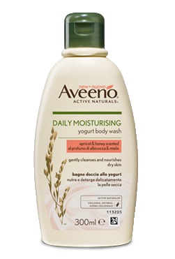 AVEENO BAGNO DOCCIA YOGURT ALBICOCCA & MIELE 300 ML - Antica Farmacia Ferrari