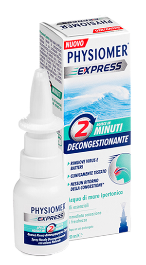 SPRAY NASALE PHYSIOMER EXPRESS SPRAY 20 ML - Antica Farmacia Ferrari