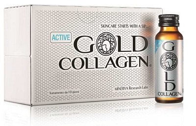 GOLD COLLAGEN ACTIVE 10 FLACONCINI 50 ML - Antica Farmacia Ferrari