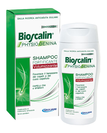BIOSCALIN PHYSIOGENINA SHAMPOO FORTIFICANTE VOLUMIZZANTE 200 ML - Antica Farmacia Ferrari