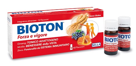 BIOTON GINSENG FORZA VIG 14 FLACONCINI - Antica Farmacia Ferrari