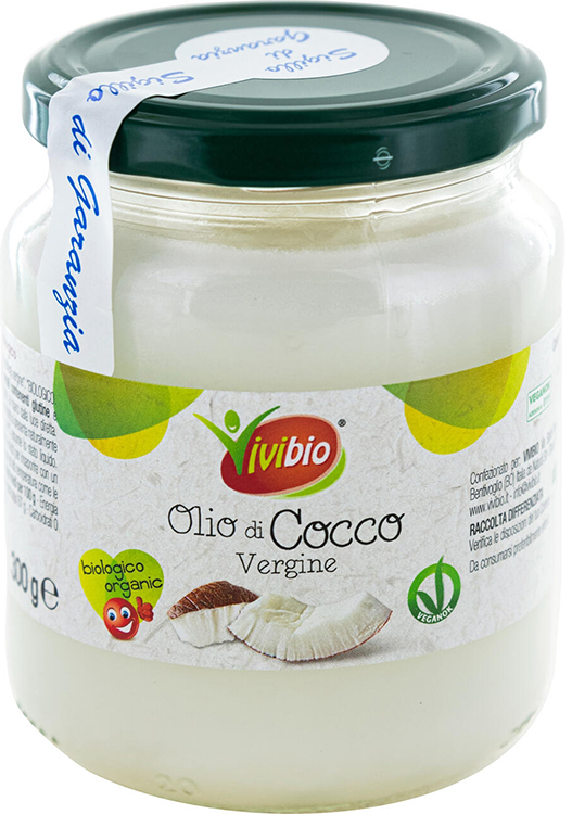 OLIO DI COCCO VERGINE VIVIBIO 300 ML - Antica Farmacia Ferrari