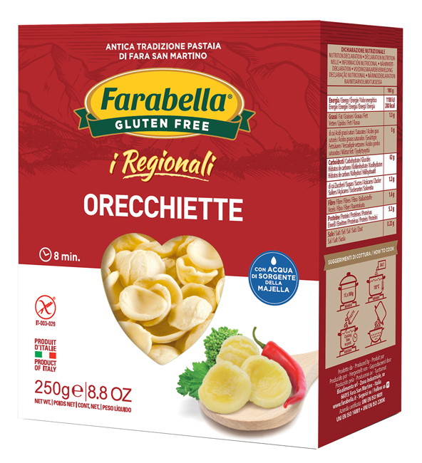 FARABELLA ORECCHIETTE I REGIONALI PASTA FRESCA STABILIZZATA 250 G - Antica Farmacia Ferrari