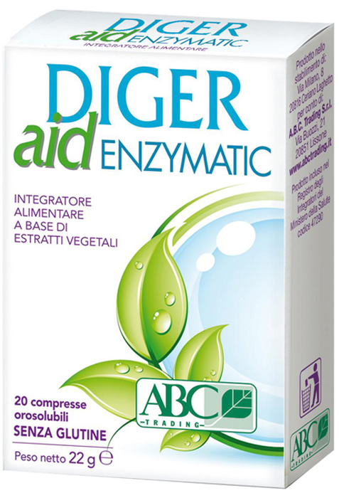 DIGER AID ENZYMATIC 20 COMPRESSE - Antica Farmacia Ferrari