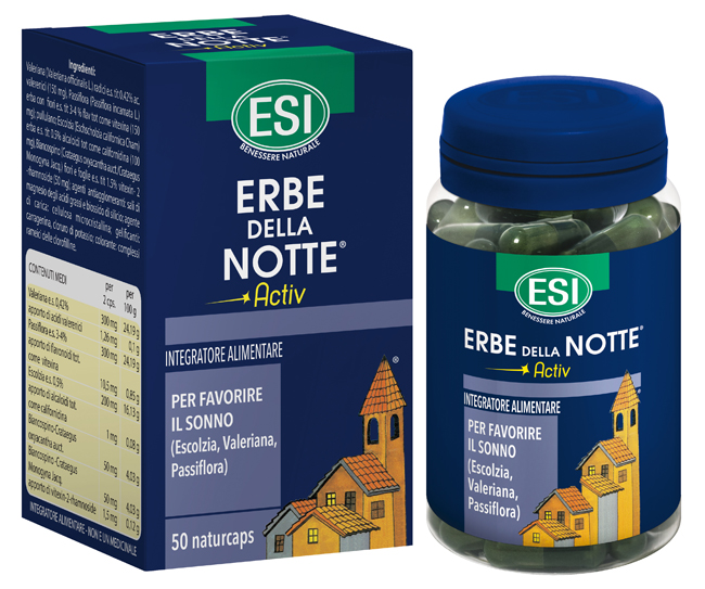 ESI ERBE DELLA NOTTE ACTIV 50 CAPSULE - Antica Farmacia Ferrari