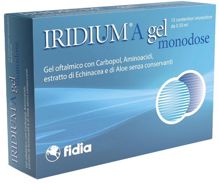 IRIDIUM A GEL OFTALMICO MONODOSE 15X0,50 ML - Antica Farmacia Ferrari