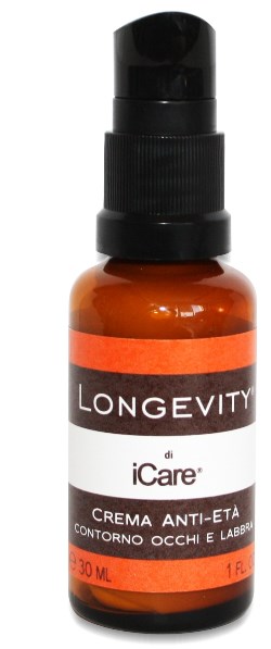 ICARE LONGEVITY CREMA ANTI ETA' CONTORNO OCCHI E LABBRA - Antica Farmacia Ferrari
