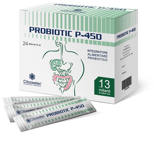 PROBIOTIC P-450 24 STICK MONODOSE 10 ML - Antica Farmacia Ferrari