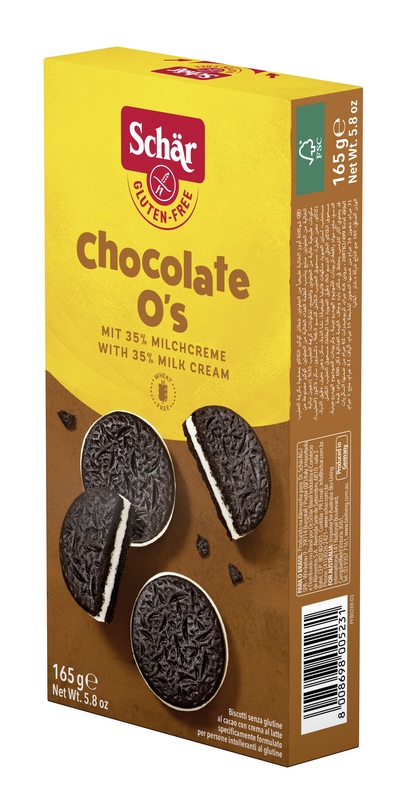 SCHAR CHOCOLATE O'S BISCOTTI 165 G - Antica Farmacia Ferrari