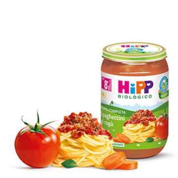HIPP BIO SPAGHETTINI AL RAGU' 220 G - Antica Farmacia Ferrari