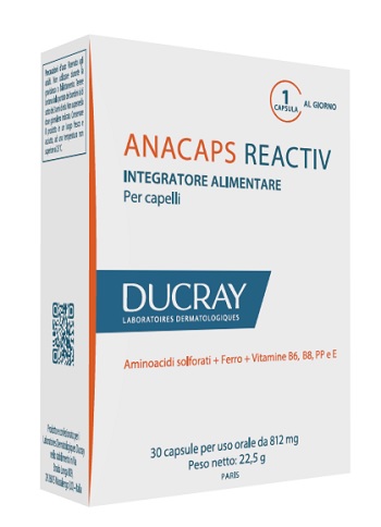 ANACAPS REACTIV DUCRAY 30 CAPSULE 2017 - Antica Farmacia Ferrari