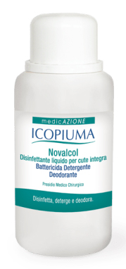 NOVALCOL DISINFETTANTE LIQUIDO ANTISETTICO CUTANEO 250 ML - Antica Farmacia Ferrari
