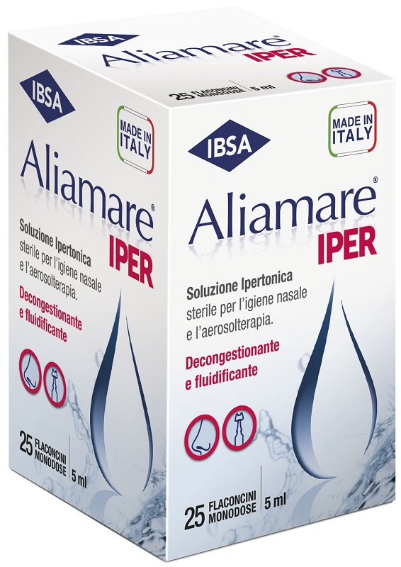 ALIAMARE 25 FLACONCINI IPERTONICI DA 5 ML - Antica Farmacia Ferrari