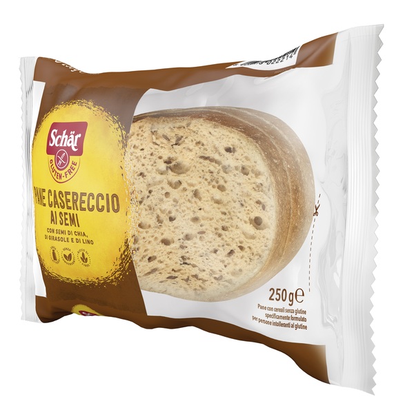 SCHAR PANE CASERECCIO AI SEMI 250 G SENZA GLUTINE - Antica Farmacia Ferrari