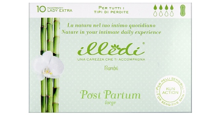ILLEDI ASSORBENTI LADY EXTRA SENZA ALI POST PARTO PER TUTTI I TIPO DI PERDITE LARGE 10 PEZZI - Antica Farmacia Ferrari