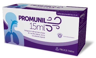 PROMUNIL 14 BUSTINE BEVIBILI DA 15 ML - Antica Farmacia Ferrari