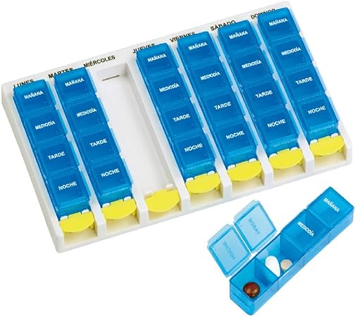 MEDS PORTAPILLOLE SETTIMANALE 4 DOSI MEDS - Antica Farmacia Ferrari