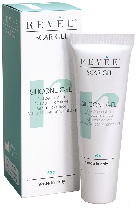 REVEE SCAR GEL IN SILICONE PER TRATTAMENTO E PREVENZIONE CICATRICI IPERTROFICHE E CHELOIDI 20G - Antica Farmacia Ferrari