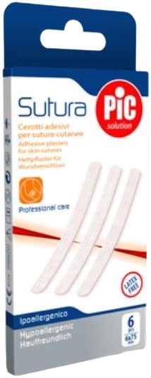CEROTTO PER SUTURA PIC SOLUTION 12 X 100 MM 6 PEZZI - Antica Farmacia Ferrari