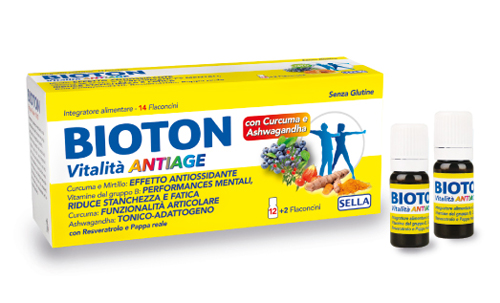 BIOTON VITALITA' ANTI AGE 14 FLACONCINI DA 10 ML - Antica Farmacia Ferrari