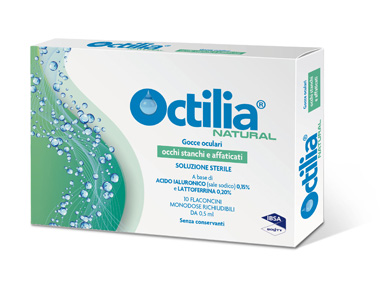 OCTILIA NATURAL OCCHI STANCHI E AFFATICATI 10 FLACONCINI 0,5 ML - Antica Farmacia Ferrari