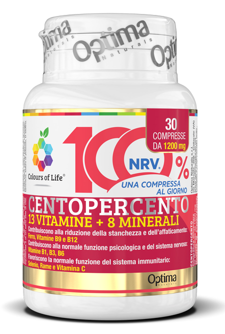 COLOURS OF LIFE CENTOPERCENTO 30 COMPRESSE 1200 MG - Antica Farmacia Ferrari