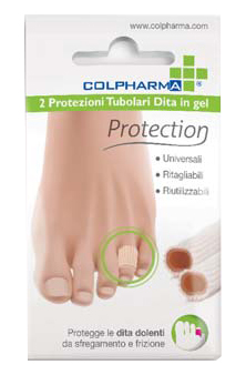 COLPHARMA POTEZIONE TUBOLARE DITA IN GEL 2 TUBI DA 7,5 CM - Antica Farmacia Ferrari