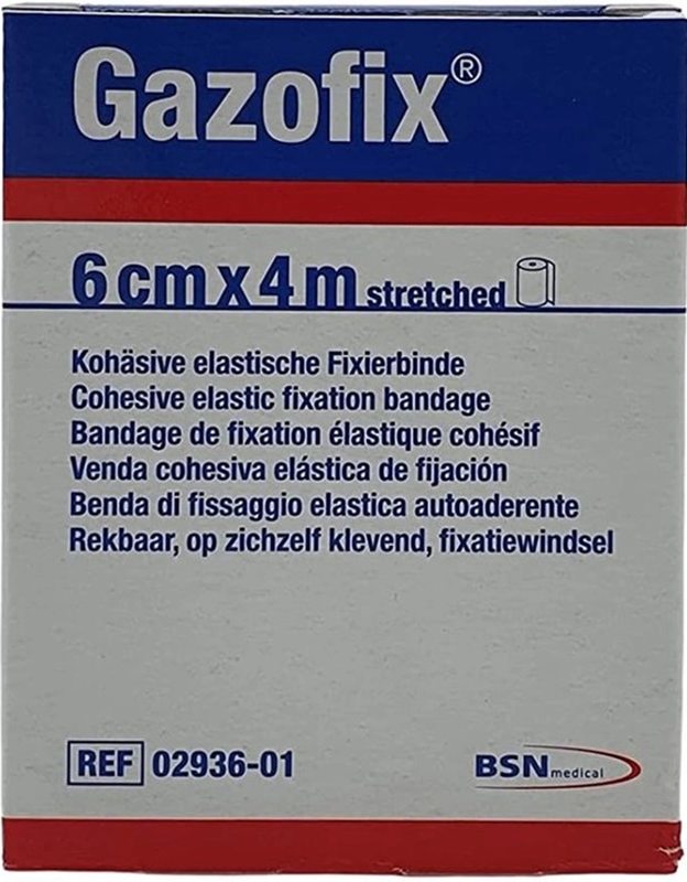 BENDA ELASTICA AUTOADESIVA GAZOFIX 6X400 CM - Antica Farmacia Ferrari