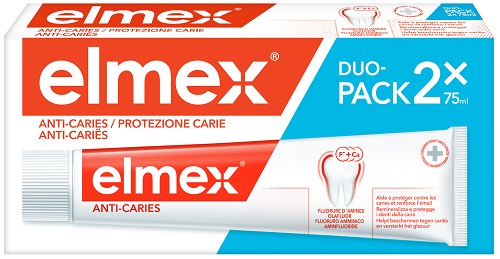 ELMEX PROTEZIONE CARIE 2 X 75 ML - Antica Farmacia Ferrari