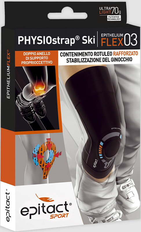 GINOCCHIERA EPITACT SPORT PHYSIOSTRAP SKI S - Antica Farmacia Ferrari