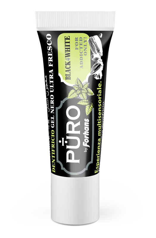 FORHANS BLACK4WHITE DENTIFRICIO 12 ML - Antica Farmacia Ferrari