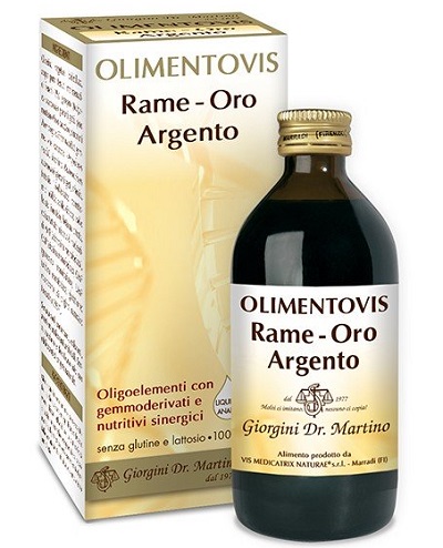 RAME ORO ARGENTO OLIMENTOVIS 200 ML - Antica Farmacia Ferrari