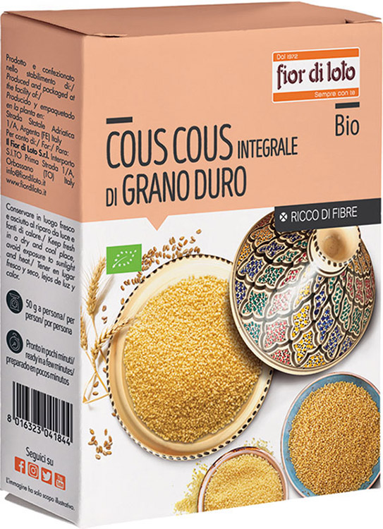 COUS COUS INTEGRALE GRANO DURO BIO 500 G - Antica Farmacia Ferrari