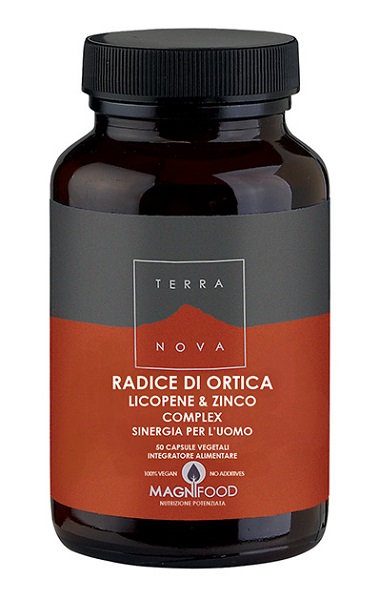 TERRANOVA RADICE ORTICA LICOPENE ZINCO SINERGIA UOMO 50 CAPSULE - Antica Farmacia Ferrari