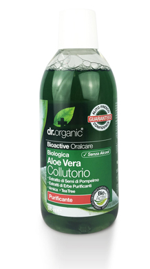 DR ORGANIC ALOE MOUTHWASH COLLUTORIO 500 ML - Antica Farmacia Ferrari