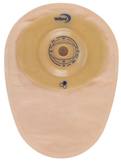 SACCA PER COLOSTOMIA WELLAND AURUM CONVEX COLO MIDI TRASPARENTE RITAGLIABILE DIAMETRO 13-35 MM INIZIO CONVESSITA' 35 MM 10 PEZZI - Oltrefarma