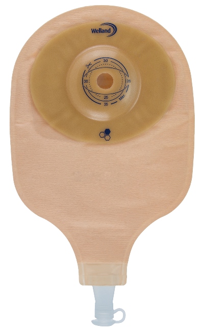 SACCA PER UROSTOMIA AURUM CONVEX URO MIDI TRASPARENTE RITAGLIABILE 13-25 MM 10 PEZZI - Antica Farmacia Ferrari