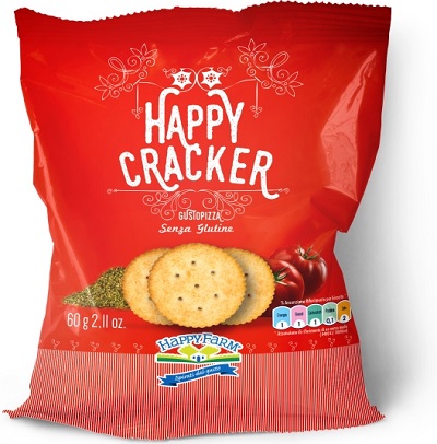 HAPPY FARM HAPPY CRACKERS GUSTO PIZZA 60 G - Antica Farmacia Ferrari
