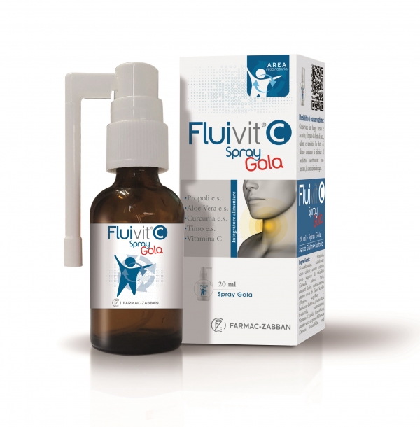 FLUIVIT C SPRAY GOLA 20 ML - Antica Farmacia Ferrari