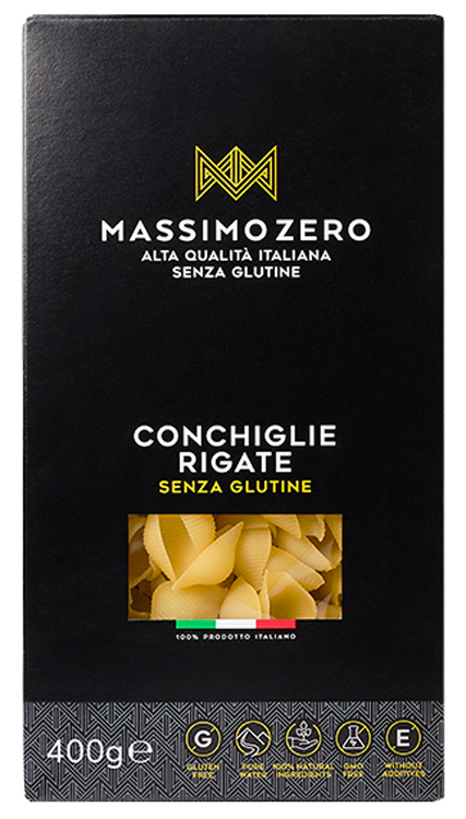 MASSIMO ZERO CONCHIGLIE RIGATE 400 G - Antica Farmacia Ferrari
