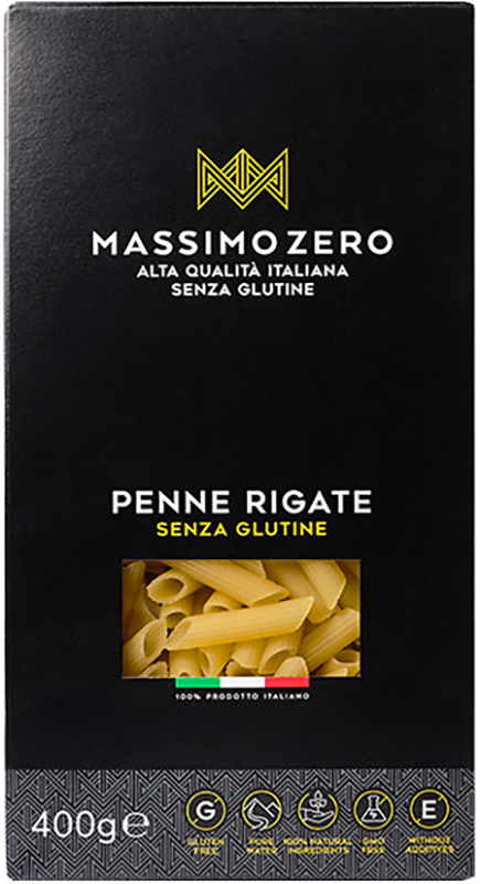 MASSIMO ZERO MEZZE PENNE RIGATE 400 G - Antica Farmacia Ferrari
