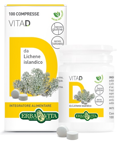 VITA D 100 COMPRESSE OROSOLUBILI 20 G - Antica Farmacia Ferrari